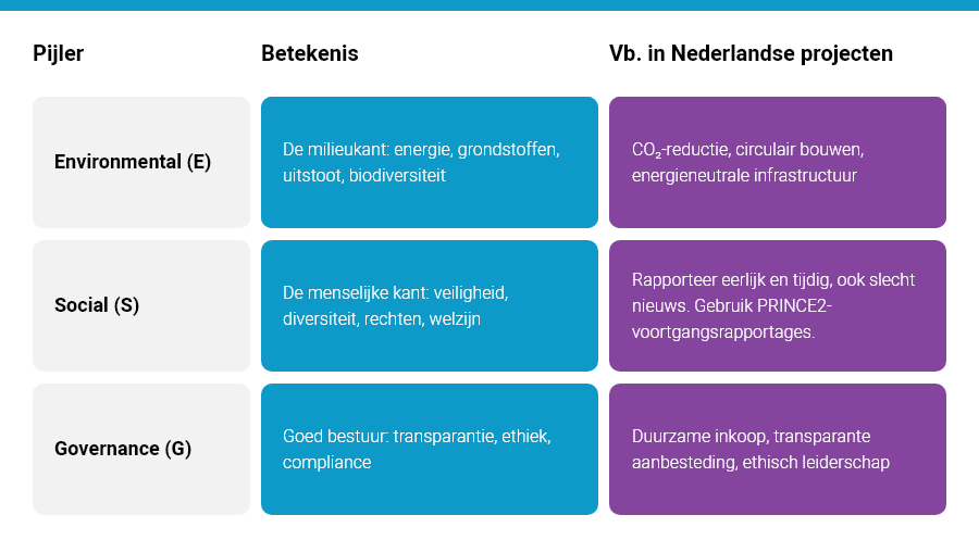 ESG pijlers en betekenissen duurzaam ondernemingsbeleid